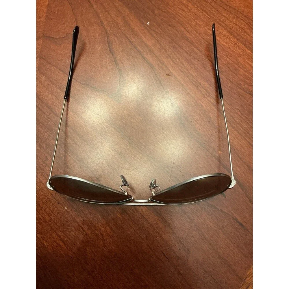 Ray-Ban RB3025 Aviator Silver Frame Custom Silver Lenses 58mm (16)